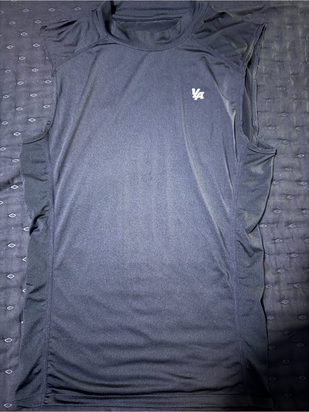 YoungLA Sleeveless compression Athletic Tank with Logo